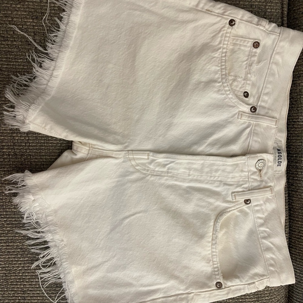 AGOLDE Parker Denim Long Shorts